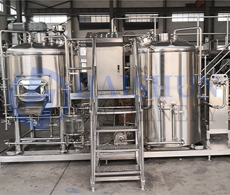 600L 2-vessels Brewhouse with gas heating