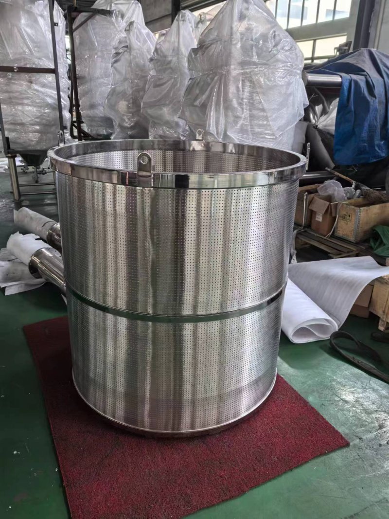 Customized size SS Percolation tank with strainer tray